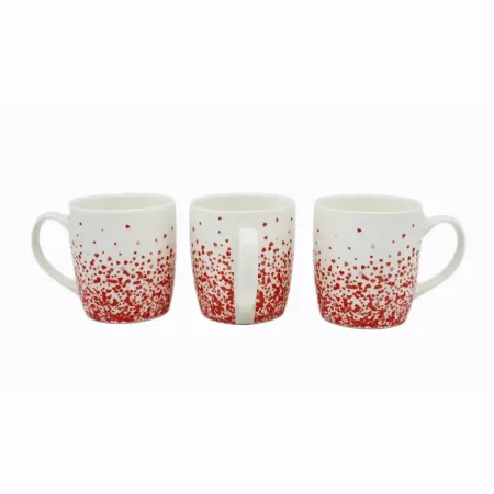 Mug 13 oz lluvia de corazones