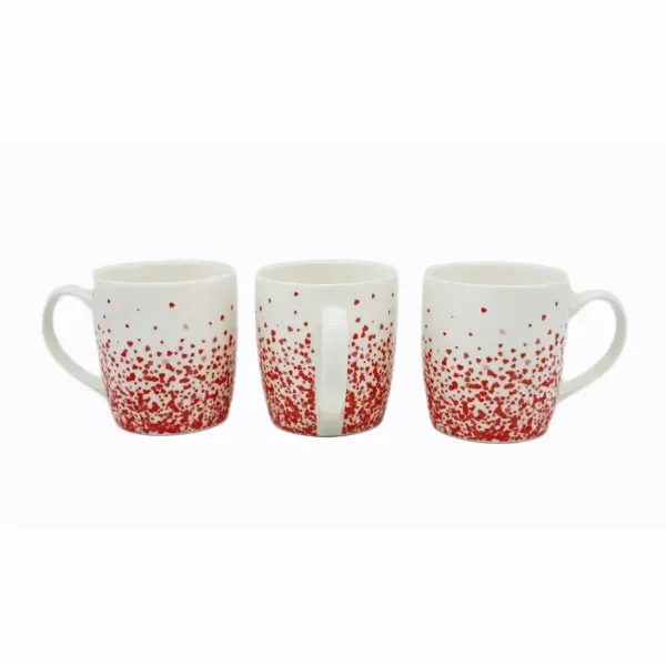 Mug 13 oz lluvia de corazones