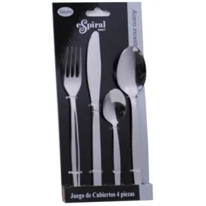 Juego de 4 cubiertos Saturno