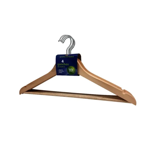 Set de 4 ganchos de madera