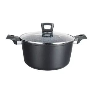 Olla alta de aluminio forjado 24 cm