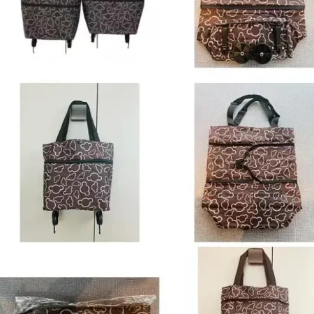 Bolso de tela con ruedas