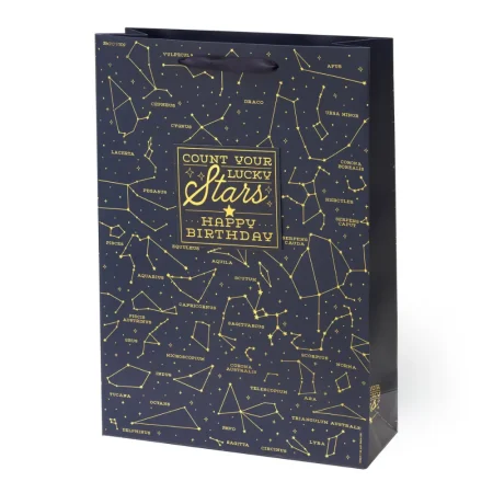 Bolsa de regalo extra grande Estrellas