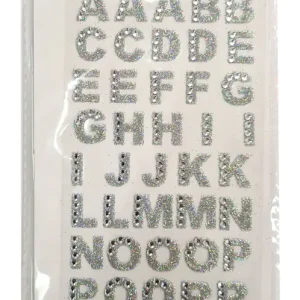 Gemas de letras adhesivas 55 piezas