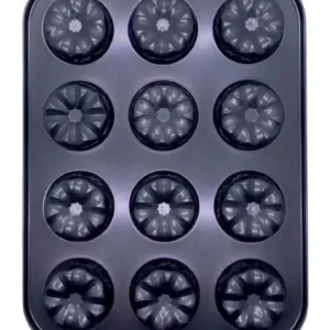 Molde para ponque 12 unidades 35,5 x 27 cm