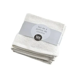 Set de 4 paños de cocina 30x30cm