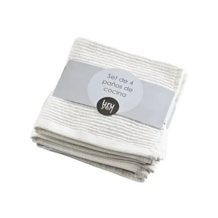 Set de 4 paños de cocina 30x30cm