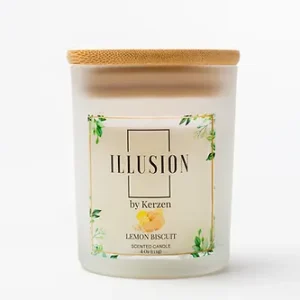 Vela illusion 4 oz Limon Biscuit