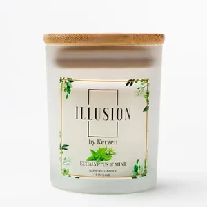 Vela illusion 4 oz Menta Eucalipto