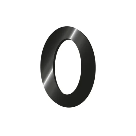 Letra O adhesiva de metal