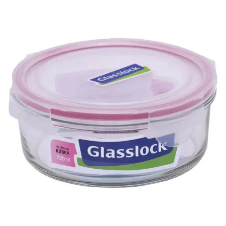 Contenedor de vidrio redondo 720ml