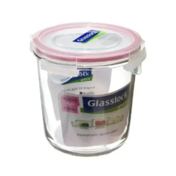 Contenedor de vidrio redondo 720ml