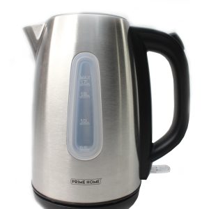 Tetera electrica de acero inoxidable, 1,7lts 1500w