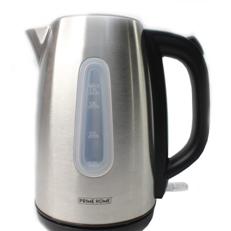 Tetera electrica de acero inoxidable, 1,7lts 1500w