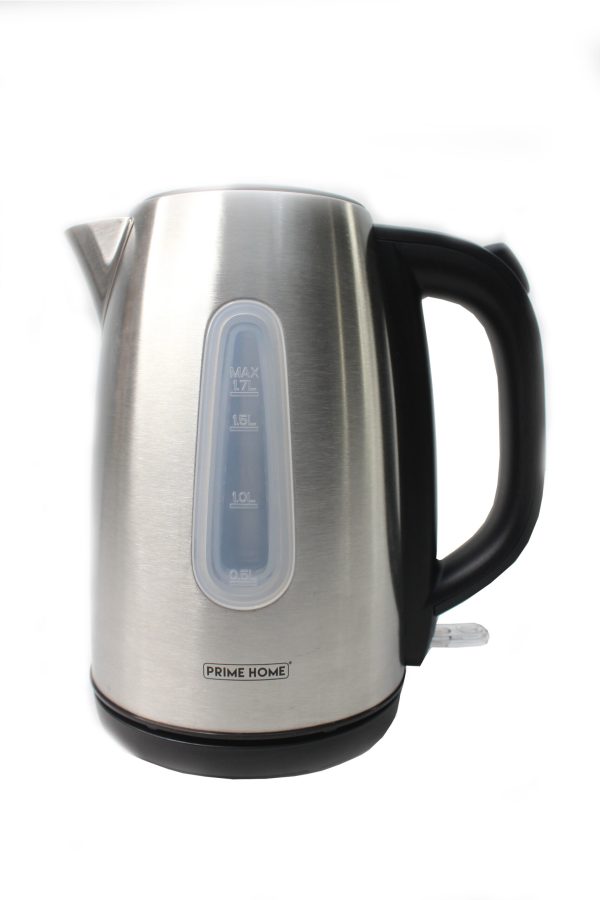 Tetera electrica de acero inoxidable, 1,7lts 1500w