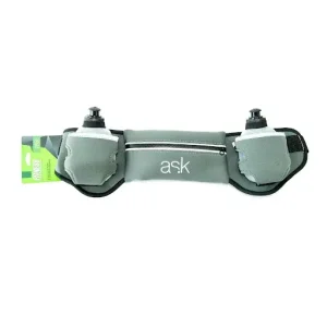 Cinturón de running con botellas de agua