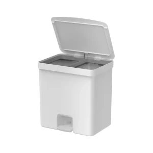 Basurero con pedal Dual Trium 20 litros