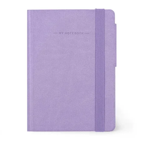 Cuaderno peque?o de rayas color lavanda
