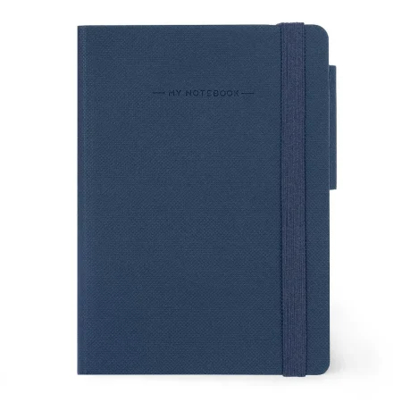 Cuaderno peque?o de rayas color azul gal?ctico