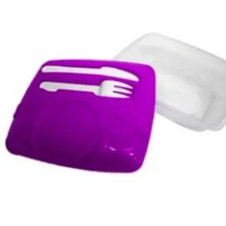 Lonchera de alimentos con cubiertos  2000 ml