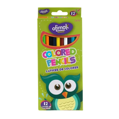 Creyones de madera 12 colores