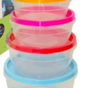 Set de 5 contenedores redondos