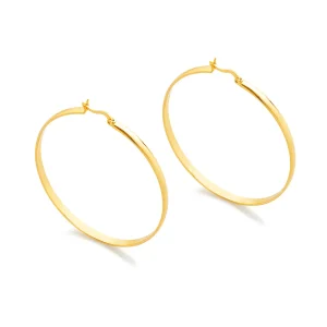 Aretes grandes unicolor