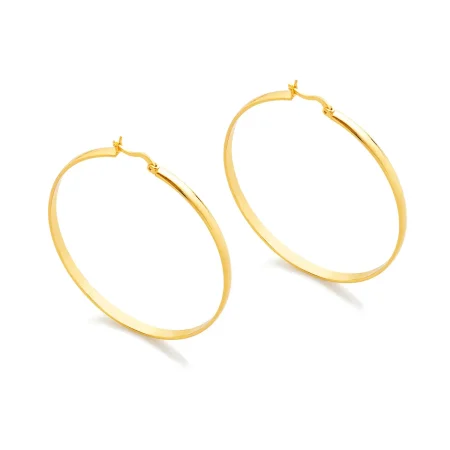 Aretes grandes unicolor