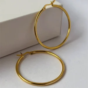 Aretes grandes diamantado