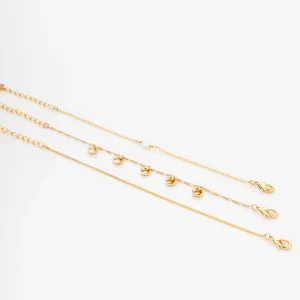 Set de 3 pulseras con dijes