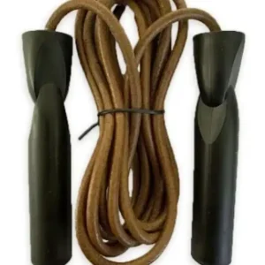 Cuerda de saltar de cuero