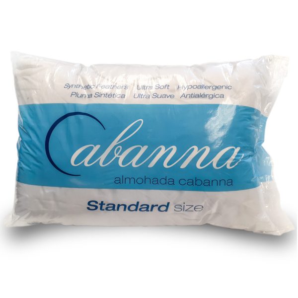 Almohada standard 45 x 65cm de algod?n/poli?ster