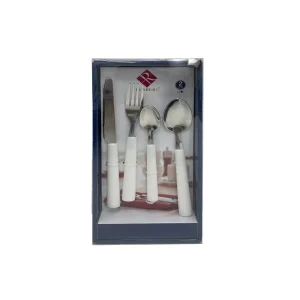 Juego de 24 cubiertos en acero inoxidable