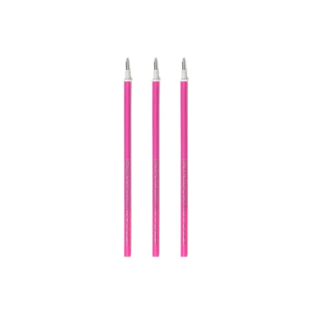 3 piezas de recambios de boligrafos borrables rosa