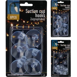 Set de 2 ventosas con gancho 12x 2,5cm