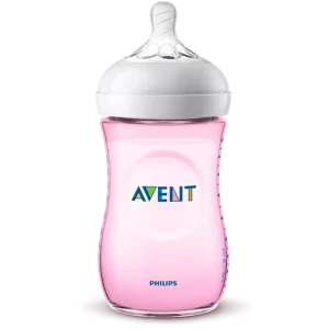 Tetero rosado de 9 oz