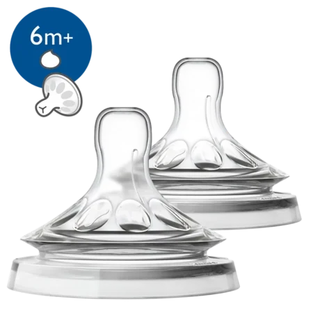 Tetina plus gruesa 6 meses 2 unidades