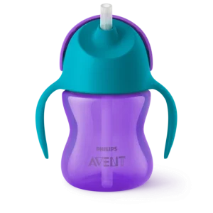 Vaso con pitillo para ni?a 7 oz