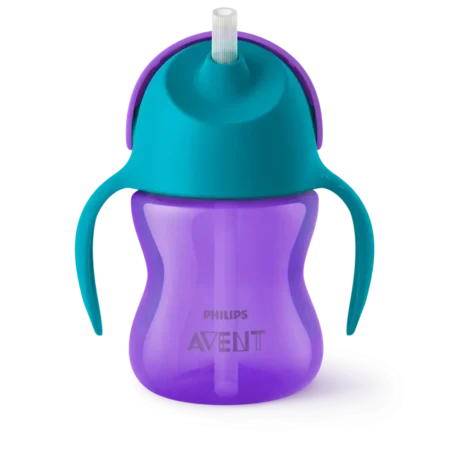 Vaso con pitillo para ni?a 7 oz