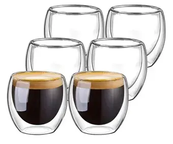 Juego de 6 tazas de caf? 80 ml