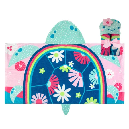 Toalla con capucha tortuga