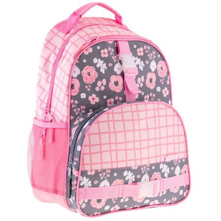 Morral all over print flor gris
