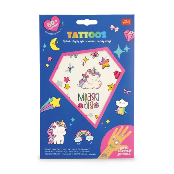 Tatuajes temporales Unicornio