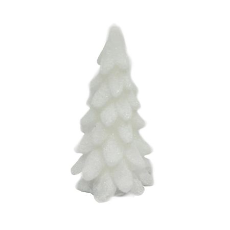 Vela en forma de árbol con luz led 12 cm